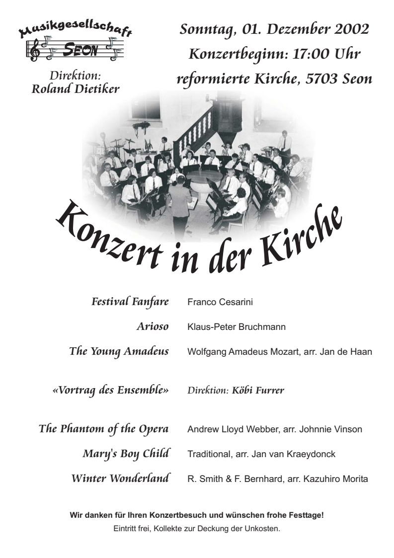 Kirchenkonzert 2002