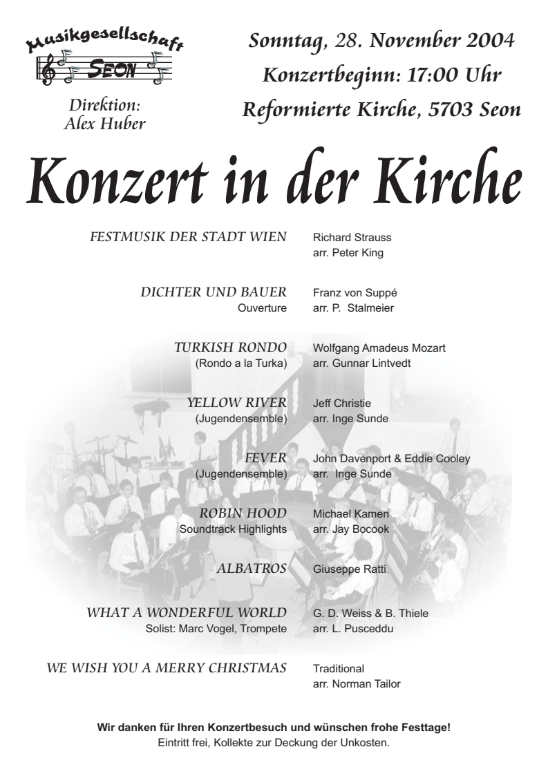 Kirchenkonzert 2004