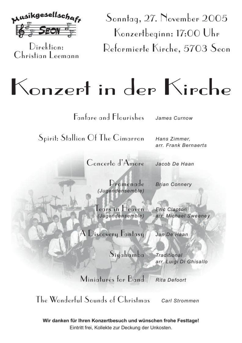 Kirchenkonzert 2005