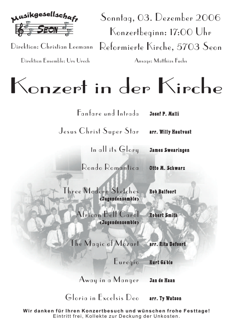 Kirchenkonzert 2006