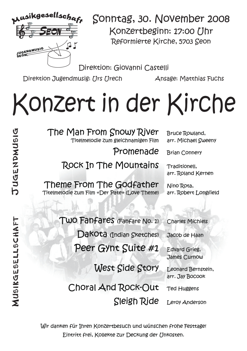 Kirchenkonzert 2008