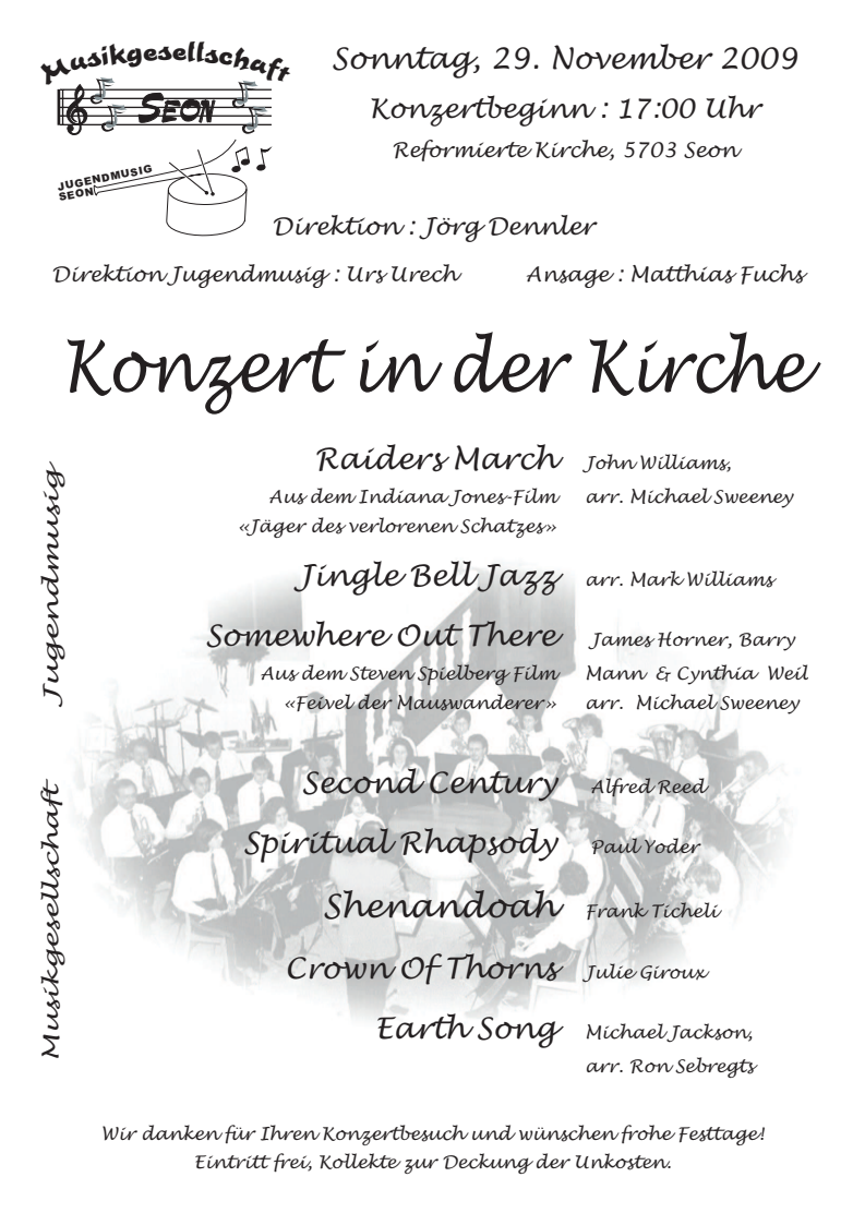 Kirchenkonzert 2009