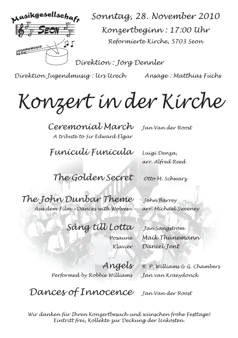 Kirchenkonzert 2010